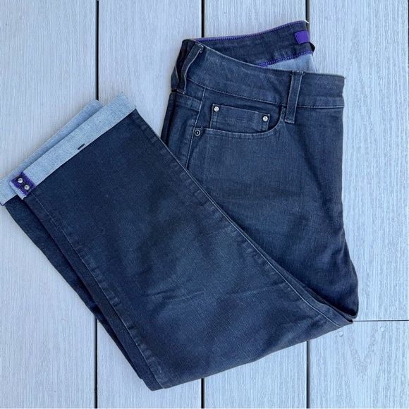 NYDJ Denim - NYDJ Crop Pant, black denim Not Your Daughter’s Jeans capris